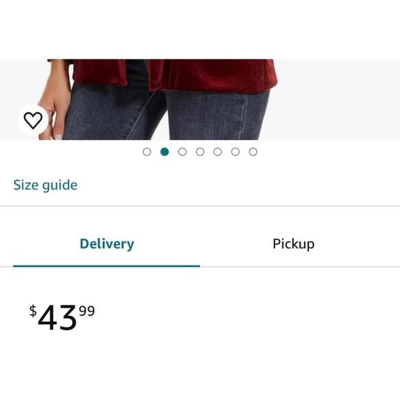 26) Mint Limit Red Velvet Blazer Size 2XL NWT - Picture 6 of 9